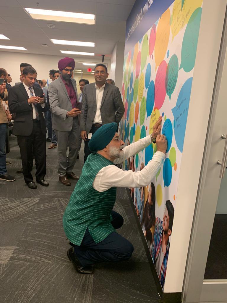 Strengthening the🇮🇳🇺🇸 IT, digital &amp; Innovation connect! 

An excellent visit to <a href="/Wipro/">Wipro</a>'s Next Gen Engineering &amp; Innovation centre in Richmond, Virginia. Proud to see Indian companies building a global brand, adding value, competitiveness &amp; skills in the US.