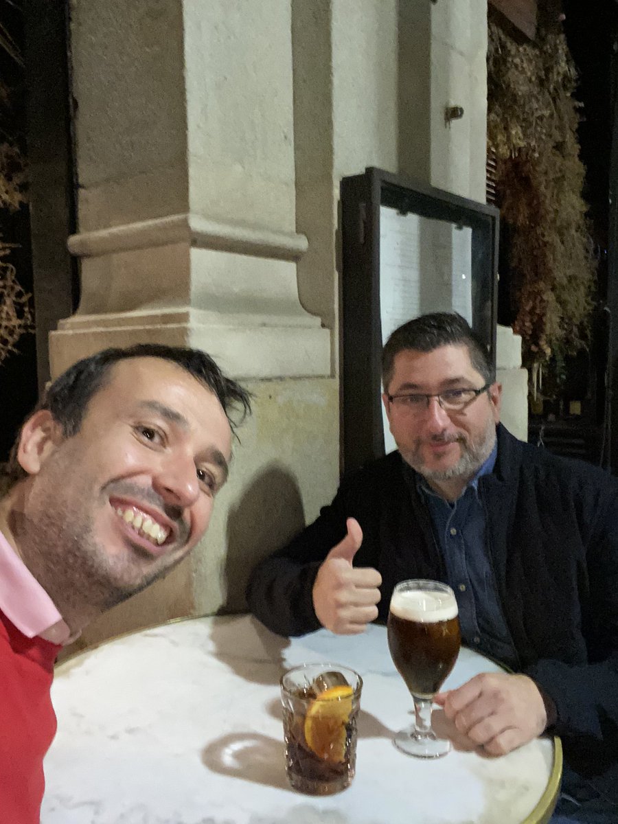 pipoe2h's tweet image. It was great meeting @RawlCoria for a drink before past days conferences. See you next time in AMS, BCN or somewhere else
