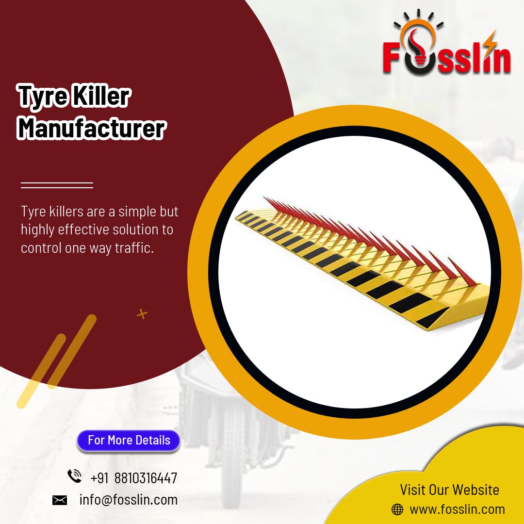 FosslinGroup's tweet photo. Tyre Killer Manufacturer
For more info call us on: +91 8810316447
Visit us - https://t.co/kTsUaGZ1ud
#fosslingroup #solution #tyrekiller #roadtyrekiller #spikebarrier #tyrekillerdesign #spikebarrierdesign #manufacturers #suppliers #ghaziabad #delhincr https://t.co/nQz58Jqy1L
