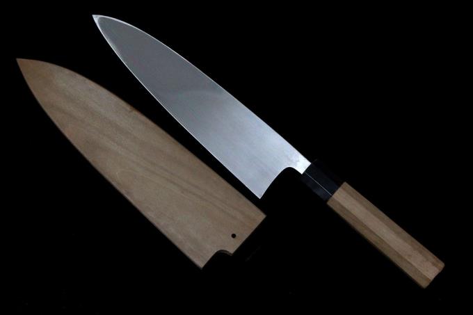 2022新作 Pre Autumn 【 國行 】鱧切り ハモ包丁 サヤ付き 白鋼 大幅