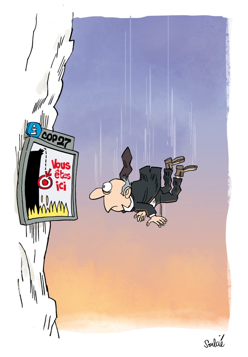 La #COP27 (par @tsoulcie pour <a href="/Telerama/">Télérama</a>)
