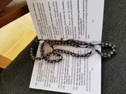 Hail Mary, Full of Grace, The Lord is with thee. Blessed art thou among women, &amp; blessed is the fruit of thy womb, Jesus. Holy Mary, Mother of God, pray for us sinners now, and at the hour of our death. Amen.🙏🏾

Have a lovely day😊🤝