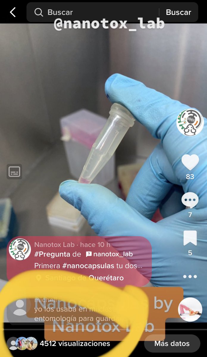 La primera #nanocapsula tú dosis de ciencia y tecnología. Hablamos de los #tuboseppendorf explicado por Dra. Karla Oyuky del <a href="/NanotoxL/">nanotox_lab</a> en el <a href="/Cfata_Unam/">Centro de Física Aplicada y Tecnología Avanzada</a> síguenos para más cápsulas y #hablemosdenanotoxicologia