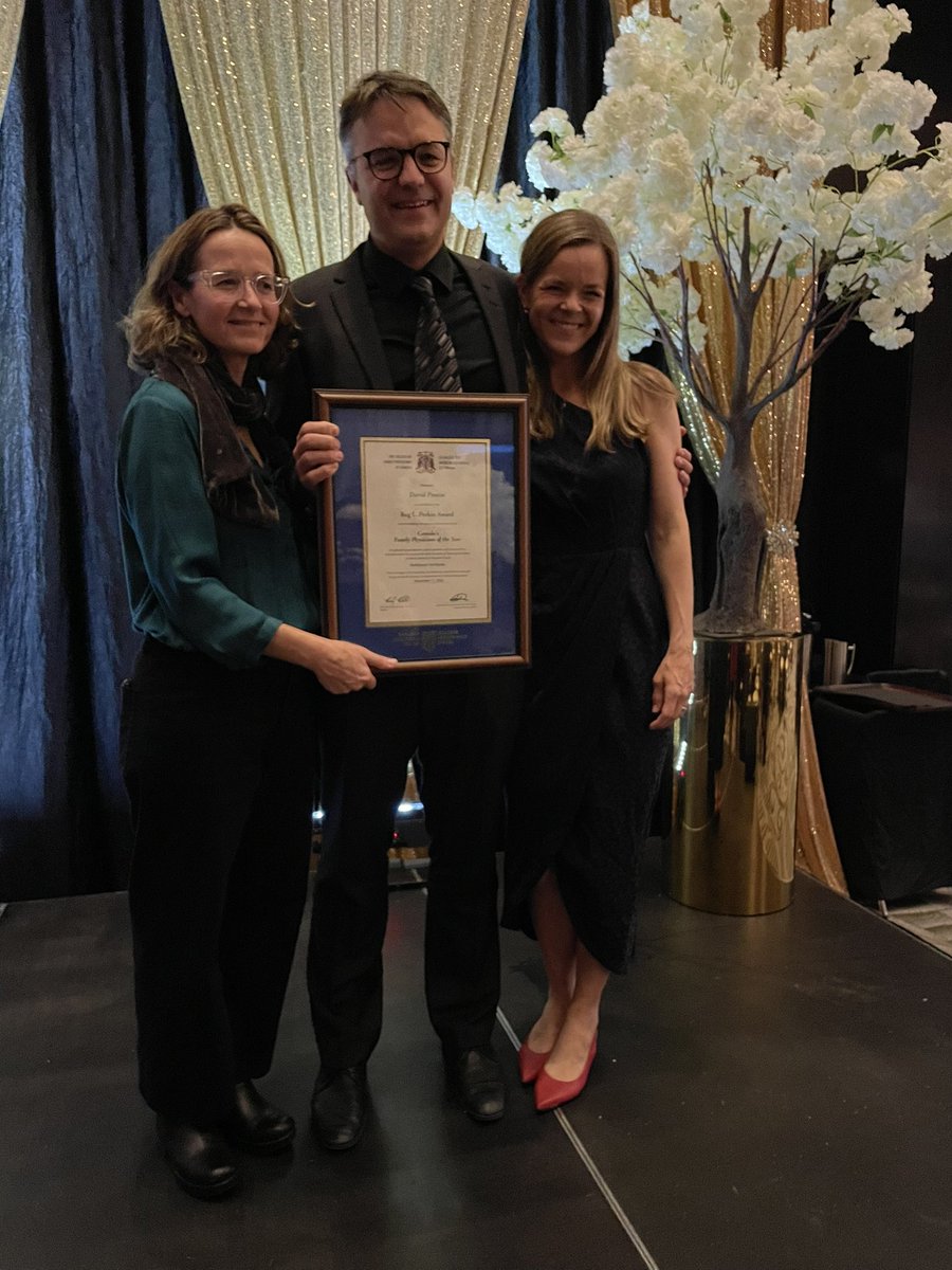 DrSarahJCook's tweet photo. For the first time, @CFPC_e has included the Territories in its recognition of Family Physicians of the Year. I couldn’t be more proud of my colleague and friend Dr. Dave Pontin as the first recipient. https://t.co/5DEHs9DG2s