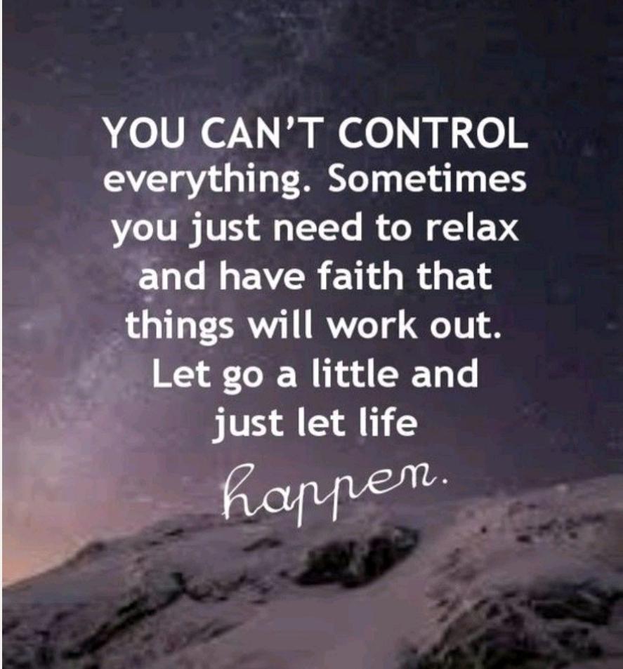 EmmaMiloyo's tweet photo. Let go just a little and let life happen !
#SaturdayThoughts #SaturdaySoundbite https://t.co/4yJRAakJxc