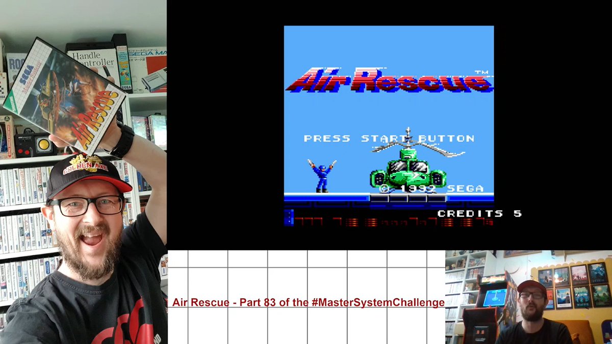 8BitBoyUK's tweet image. Its #SegaSaturday and that means another #MasterSystemChallenge. This week we're playing:

AIR RESCUE 🚁

The competition is open to everyone and this week you get to choose your level of difficulty but with no continues. Watch the below video for rules.

youtu.be/9aueMSSUD5g