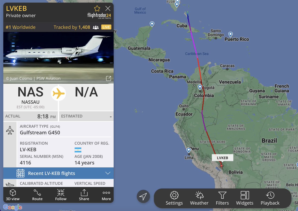 gurgavin's tweet image. SEEING SOME CHATTER ABOUT FTX CEO SAM BANKMAN TRYING TO ESCAME FROM BAHAMAS ON THIS PRIVATE JET. WILL CONTINUE TRACKING AND SEE IF ITS TRUE.