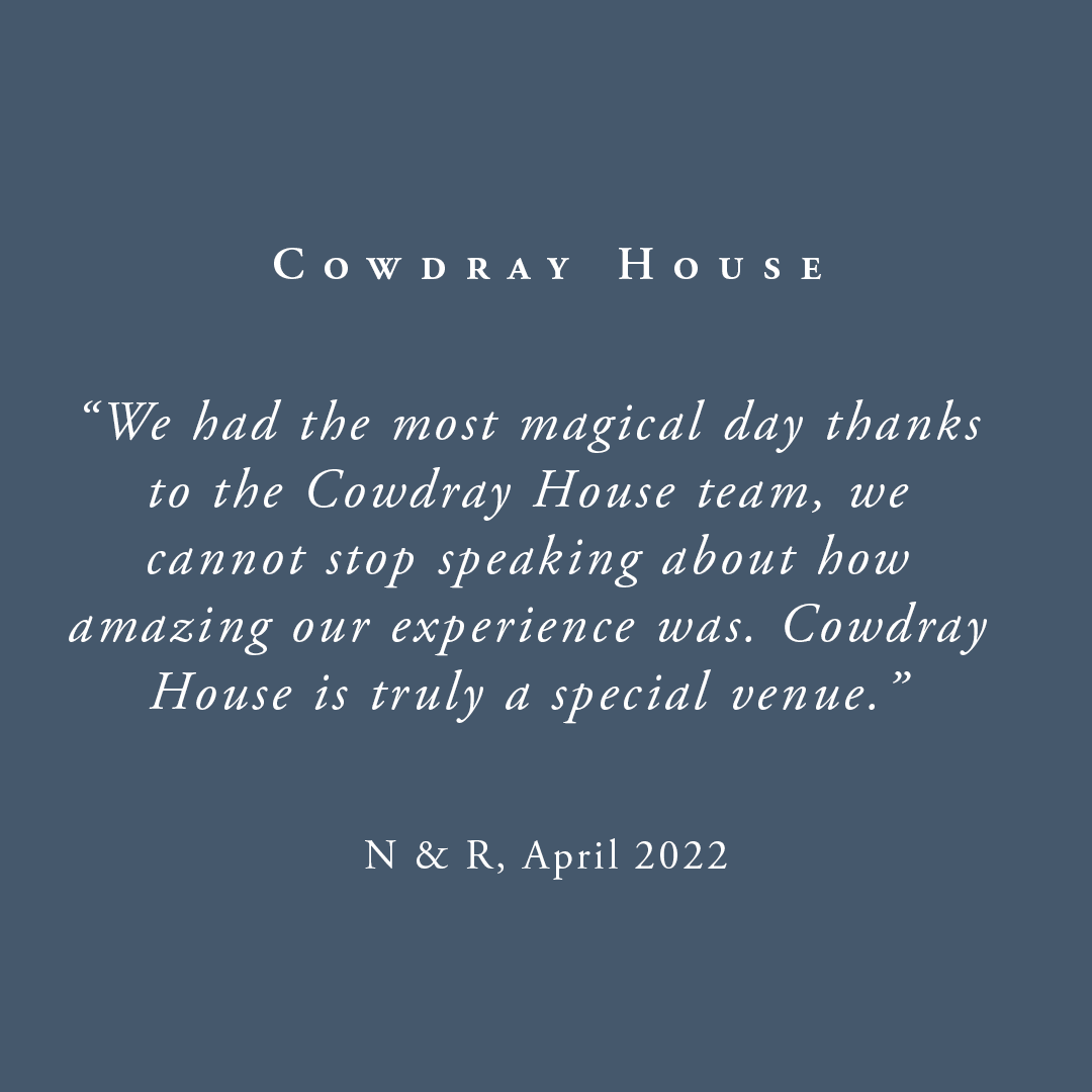 Some lovely words from N &amp; R on their beautiful April wedding under the cherry blossom at Cowdray House 🌸
📷 ​@camillaarnholdphotography
#marriedatcowdray #cowdrayhouse #cowdrayestate 
l8r.it/qnQK