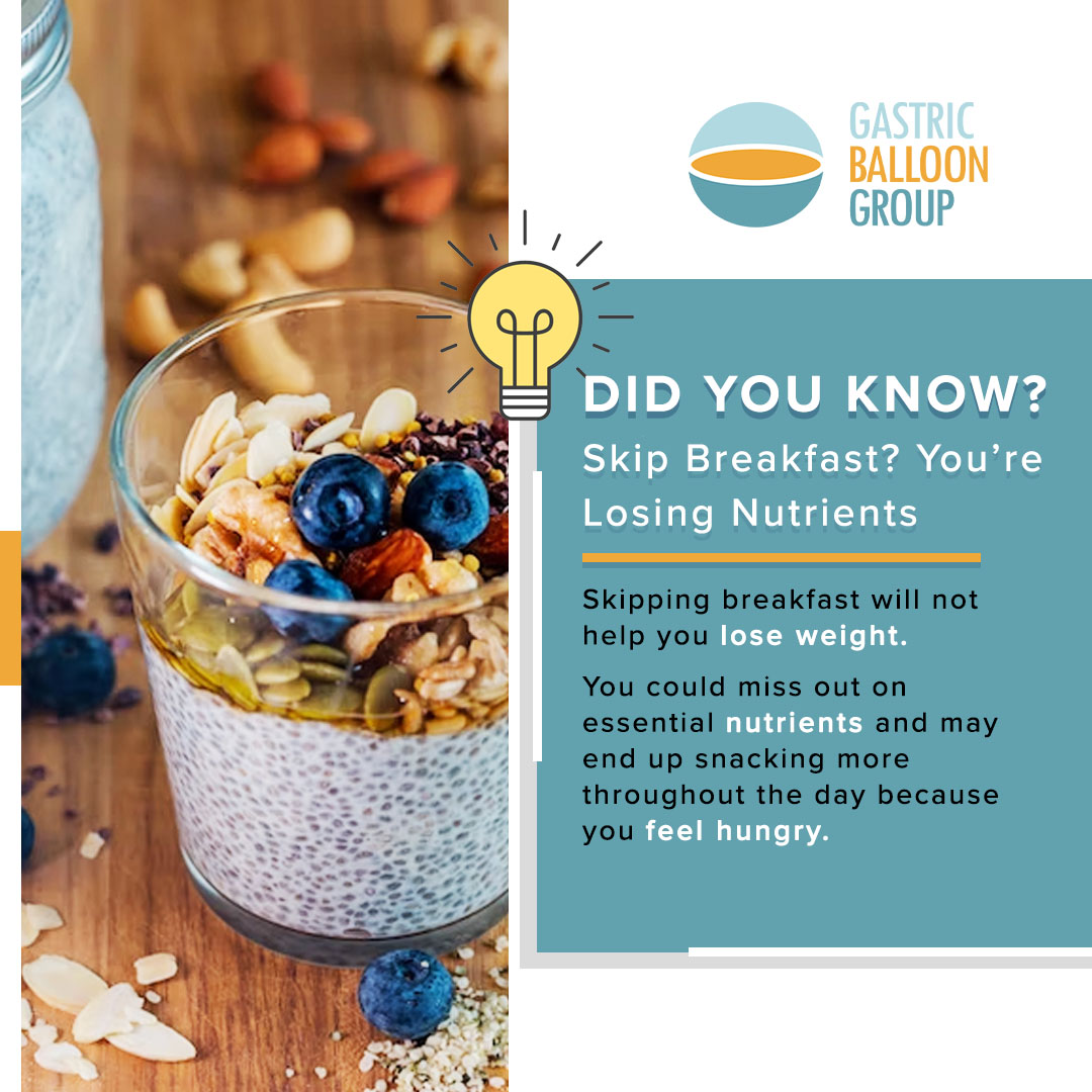 Having a high-protein breakfast can prevent you from overeating at lunchtime. Our patients have all access to nutrition, fitness and wellbeing - all with our GBG app! gastricballoongroup.com/the-gbg-app/ #didyouknow #didyouknowfacts #fact #weightloss #nutrition #breakfast #hungry #snacks