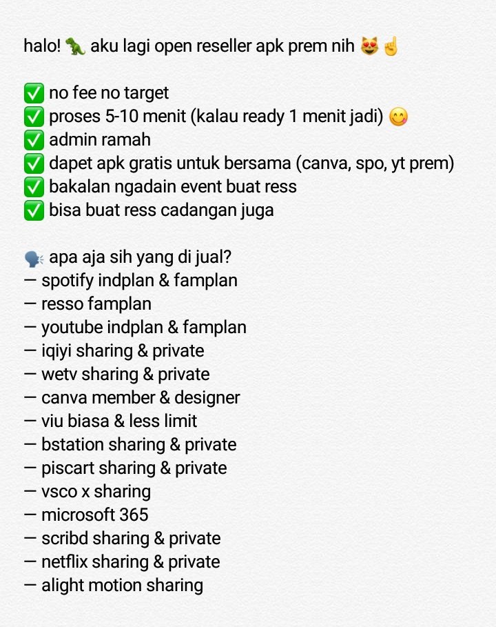kalendjer's tweet photo. @blessed_keed hai kak! aku baru opres buat apk prem nih. join yu 😻 https://t.co/McFz294DKx
