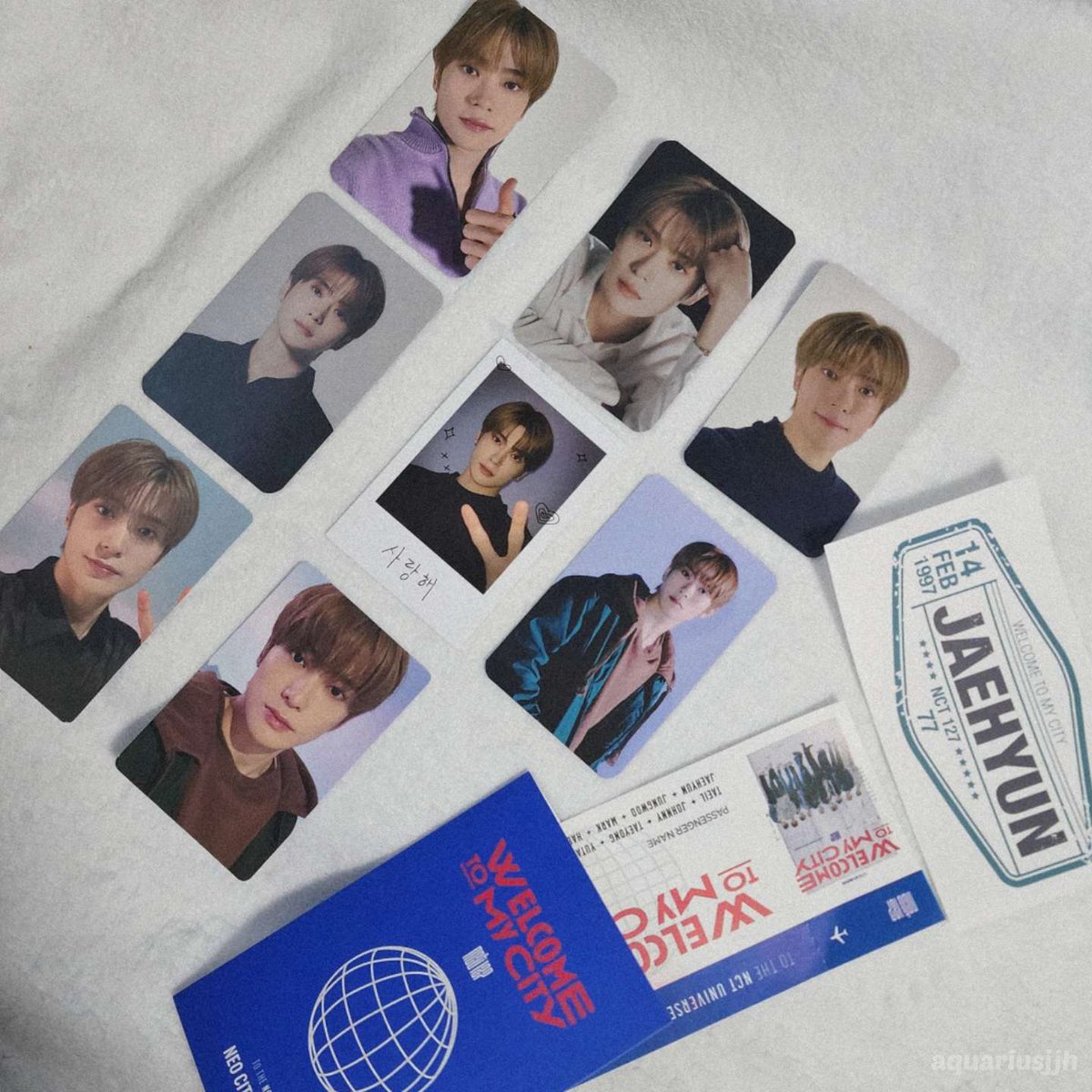 NCT 127 : WELCOME TO MY CITY 전시회 MD 포카 & 폴라 #재현 #JAEHYUN