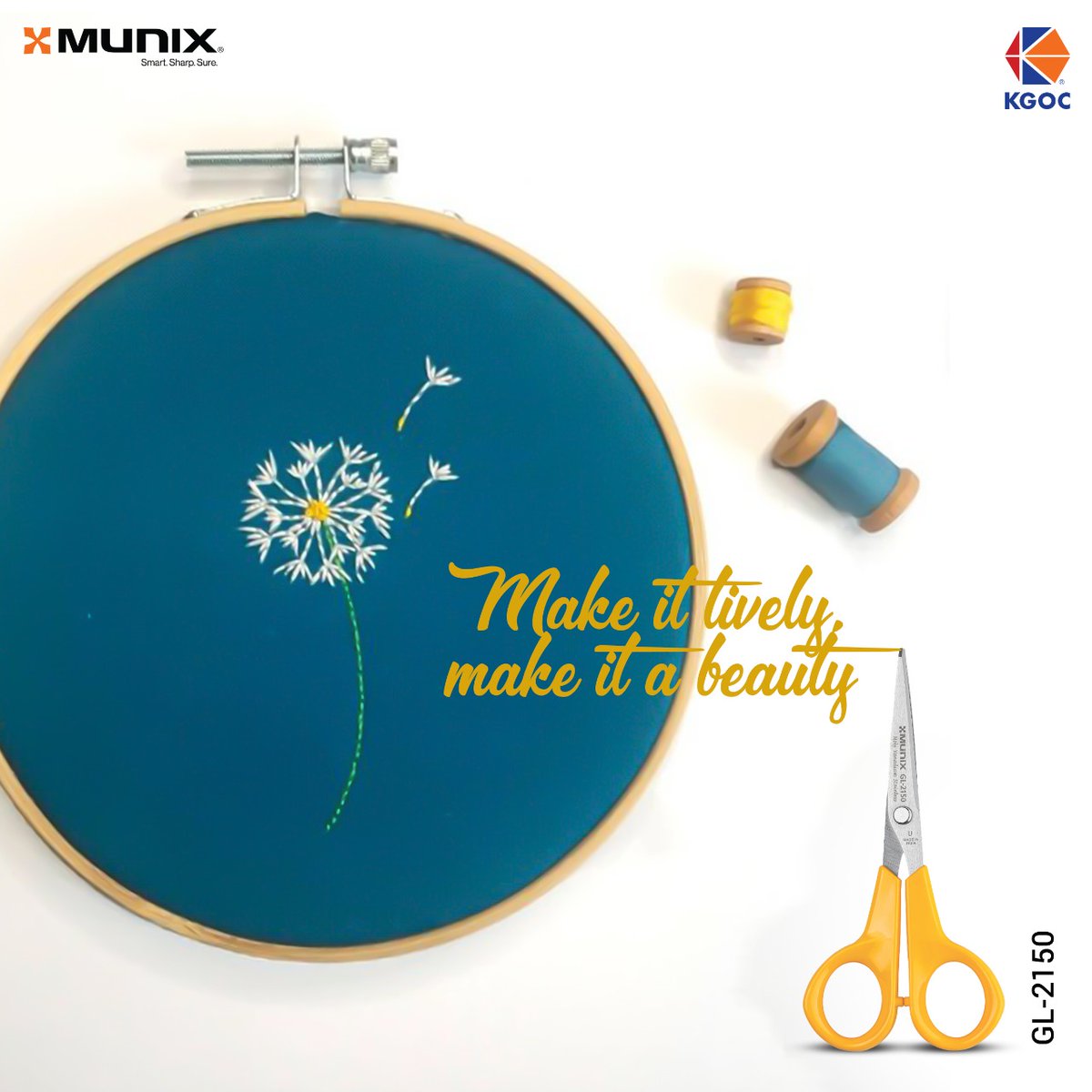 MunixKGOC's tweet image. Bring your art come to life with Munix GL-2150 scissors.

To know more visit: bit.ly/3DlVwfO

#threadart #MunixScissors #CutToCreate