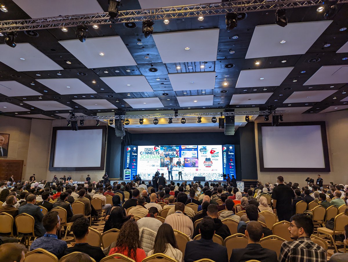 PGConnects's tweet photo. It's time to kick off #PGConnects Jordan with a welcome speech by Steel Media CEO Chris James! https://t.co/okgJznkNzz