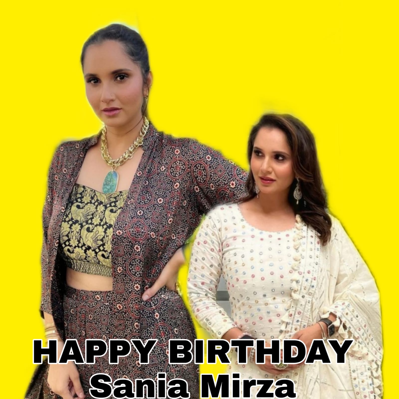 Happy Birthday Sania Mirza     