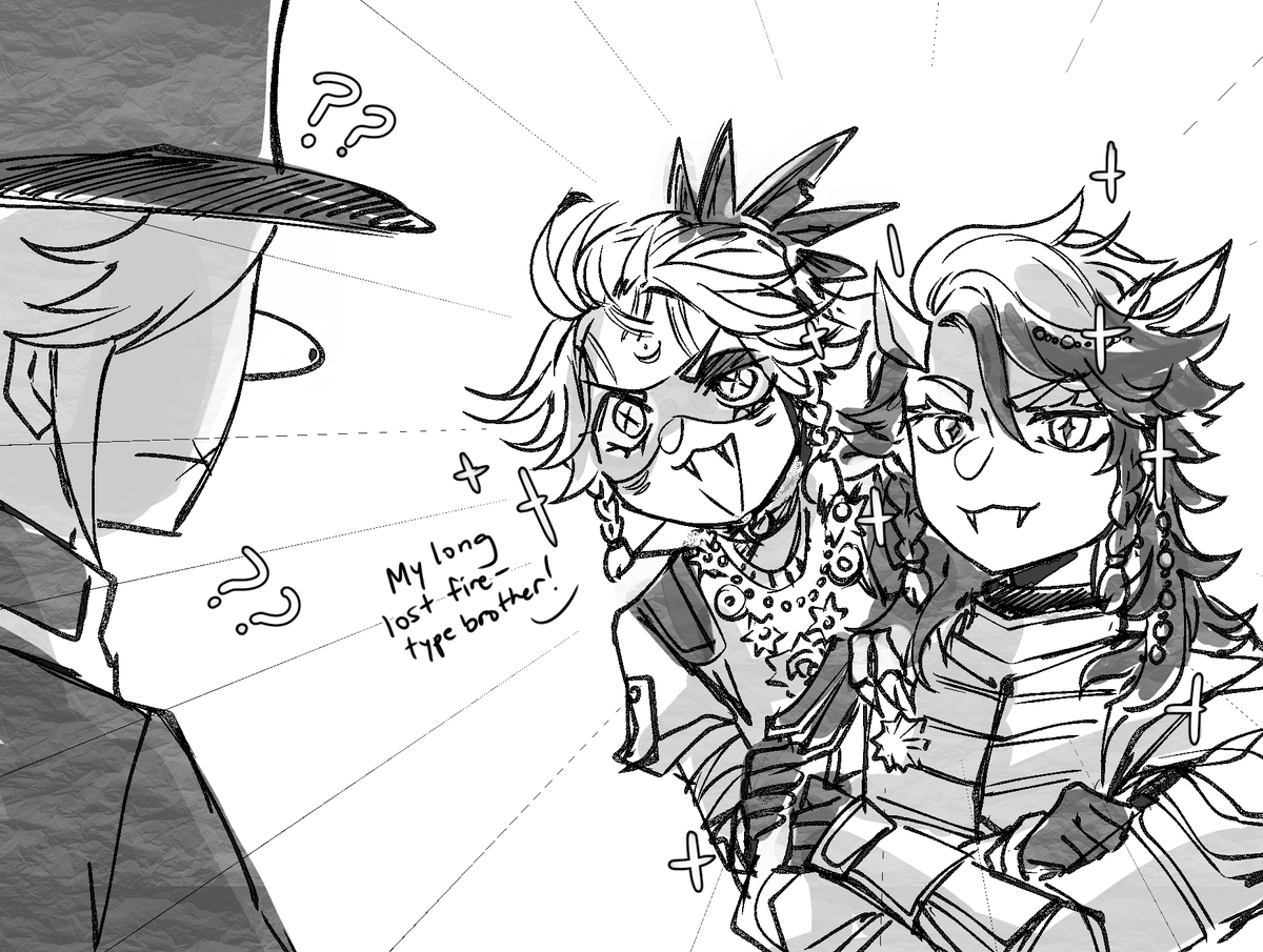 casually shoves these two together (+ a confused victor)
#IdentityV 