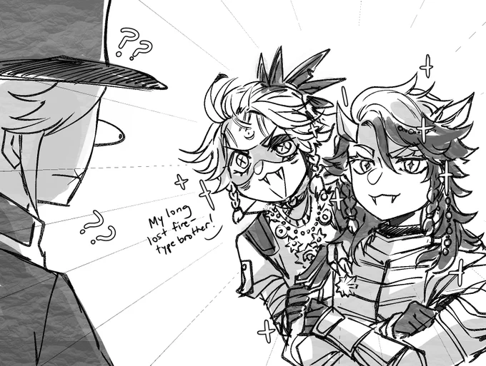 casually shoves these two together (+ a confused victor)
#IdentityV 