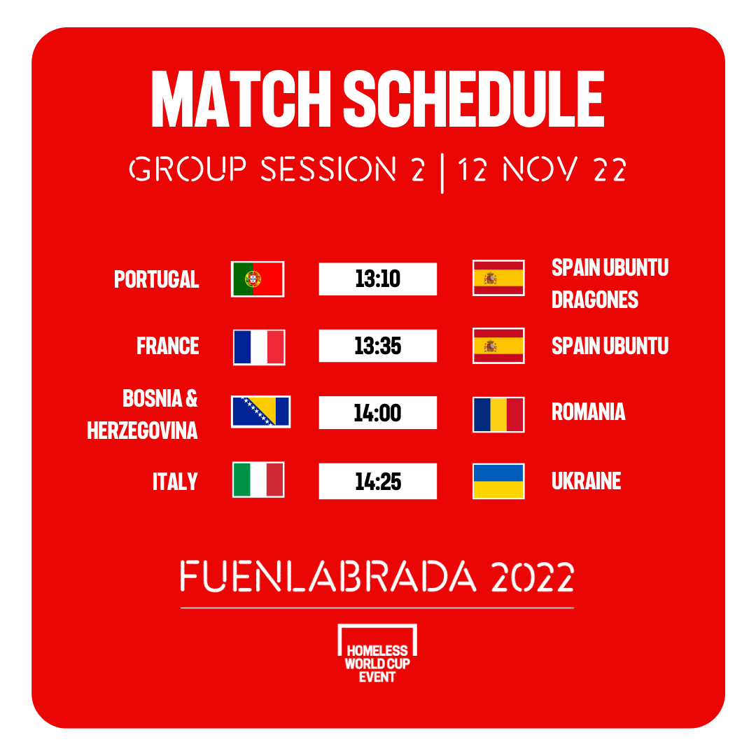 homelesswrldcup's tweet photo. ๐ Fuenlabrada 2022 is here ๐
โฝ 70+ players from 7 nations will compete this weekend in Fuenlabrada
๐ง๐ฆ ๐ซ๐ท ๐ฎ๐น ๐ต๐น ๐ท๐ด ๐ช๐ธ ๐บ๐ฆ
#PlayForHome #MoreThanAGame
@UEFA @DeportesFuenla @AytoFuenlabrada
โก๏ธ https://t.co/54qpKjpnBM https://t.co/k2OZ1hQeux