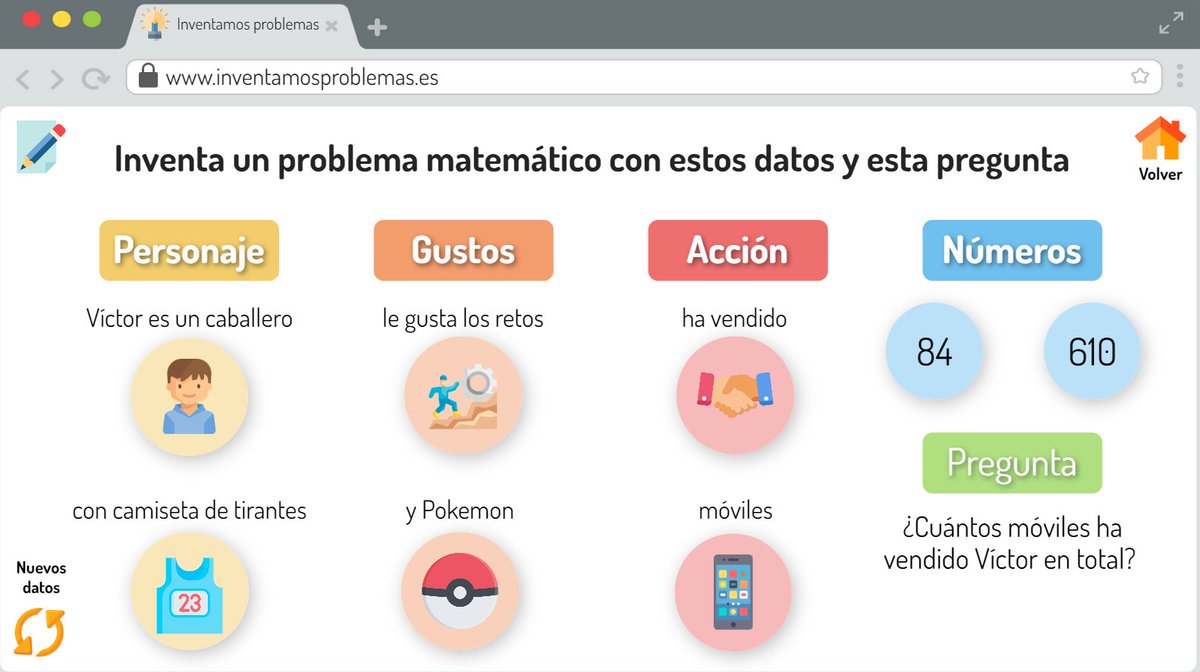 dacilgonz's tweet photo. Comparto recurso para trabajar los #problemas. Trabajar diferentes dinámicas y fomentar la #creatividad con @genially_es y @sandboxeduca
https://t.co/WTHwP15Co5
¡Ojo a la aletoriedad de datos, números y apoyo visual de imágenes!... Se avecina #revolucionsandbox #claustrovirtual https://t.co/QBGoCUPzD3