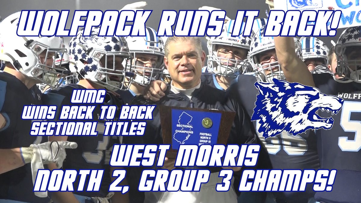 JSZ_Sports's tweet photo. @Coach_MeyerWMC @montellas32 🏆 West Morris improves to 12-0 as they defeat West Essex 21-7 for the N2G3 Title to repeat as Sectional Champs for the first time in school history

⭐️ Stefano Montella: 245 yards + 2 TD’s

@Coach_MeyerWMC @montellas32

Watch the full free highlights 🔽: https://t.co/k6bQeUvLh2 https://t.co/SA0MJs2nRK