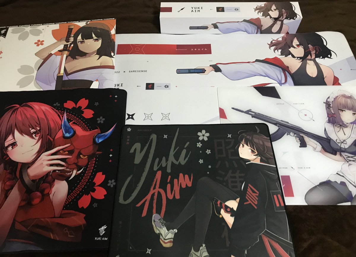YukiAim×Gamesense マウスパッド 完全受注生産 使い勝手の良い www