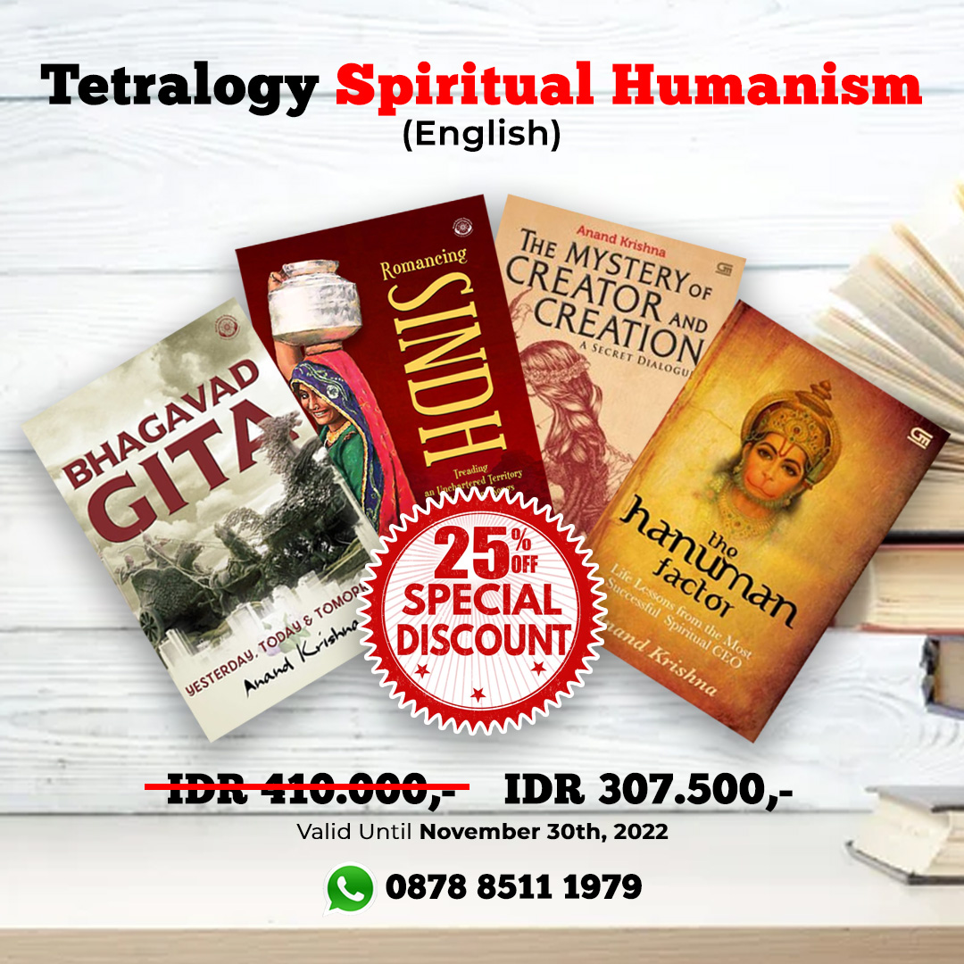 AnandAshram's tweet photo. Diskon Spesial Bulan NOVEMBER!
#BukuBermutu & #Mencerahkan karya #Guruji @Anand_Krishna_
☎️ 0878 8511 1979
#AnandKrishna #BukuAnandKrishna
#PromoBuku #DiskonBuku #DiskonNovember #PromoNovember #BhagavadGitaEnglish #RomancingSindh #MysteryCreator #HanumanFactor #HanumanBook https://t.co/HXptM7J98e