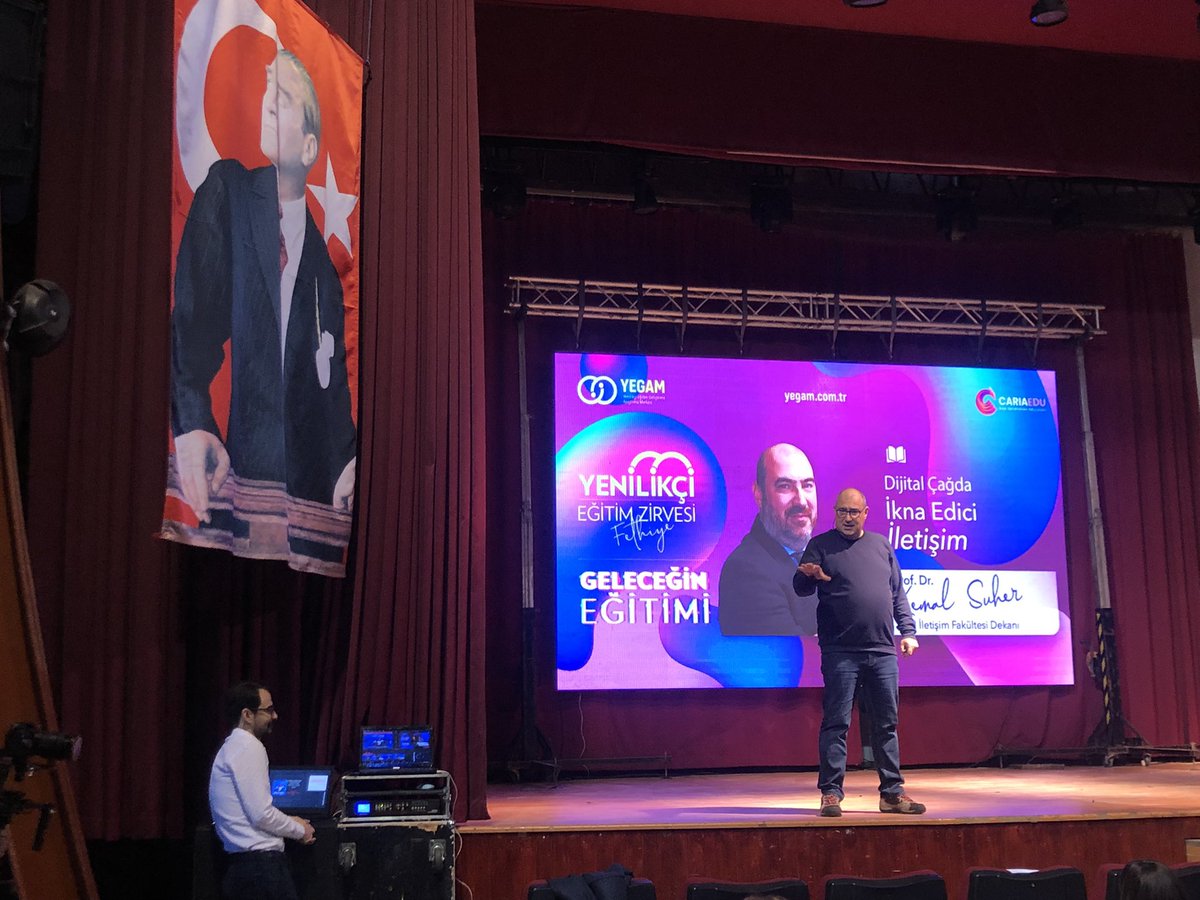 #YEZFethiye <a href="/BAUiletisim/">Bahçeşehir İletişim</a> Fakültesi Dekanı Sayın Prof.Dr <a href="/Suhers/">Hasan Kemal Suher</a> “Dijital Çağda İkna Edici İletişim” sunumunu yapıyor…