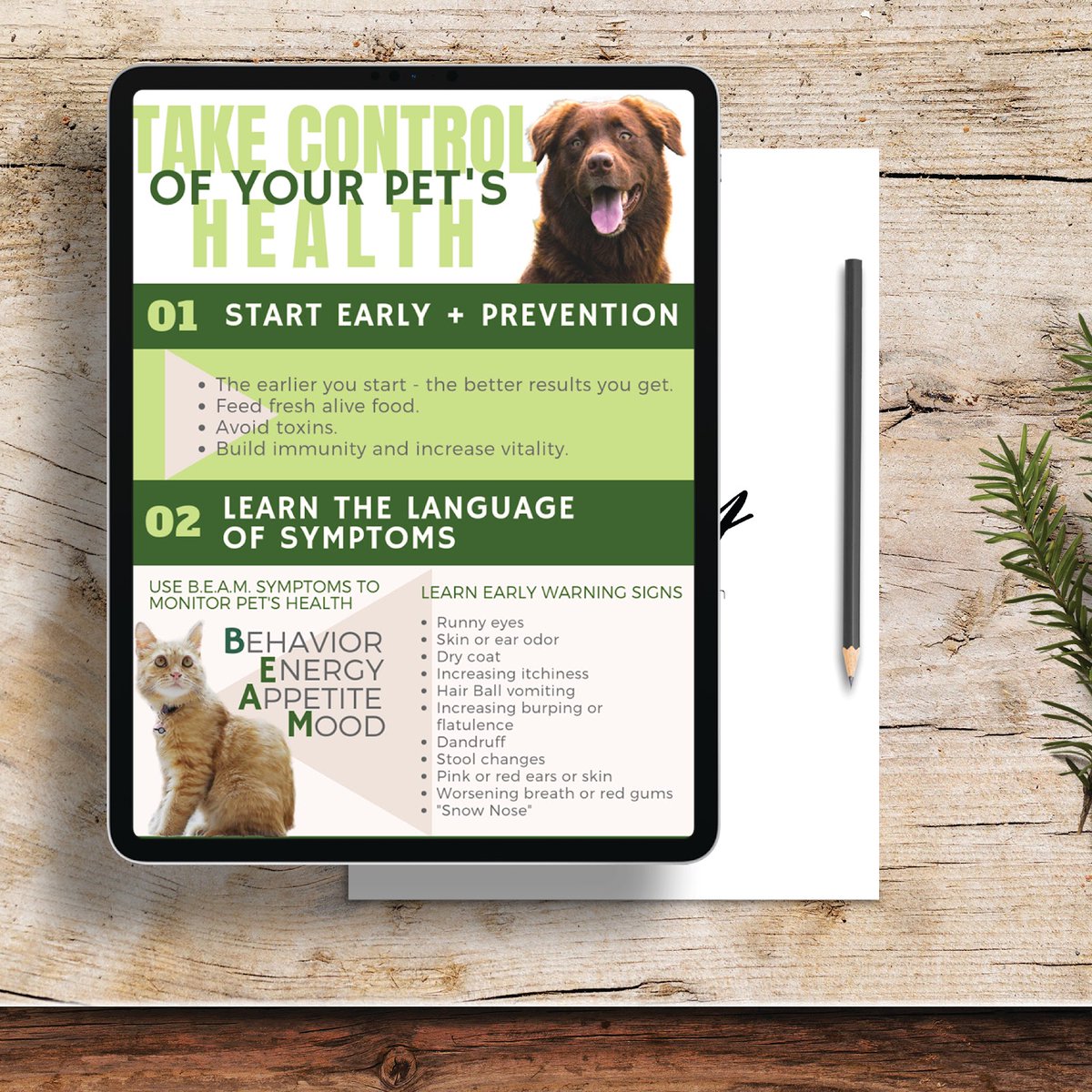 Are you ready to take control of your pet's health? Learn what you need to do and what to look for when it comes to understanding your pet’s balance and vitality with our FREE download. Help your pet live their best life!

Need link to download page