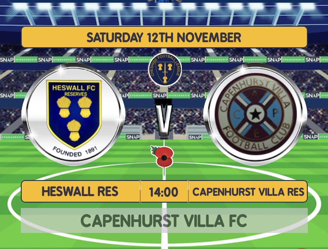 We travel today to  Gayton playing fields against Heswall Res.