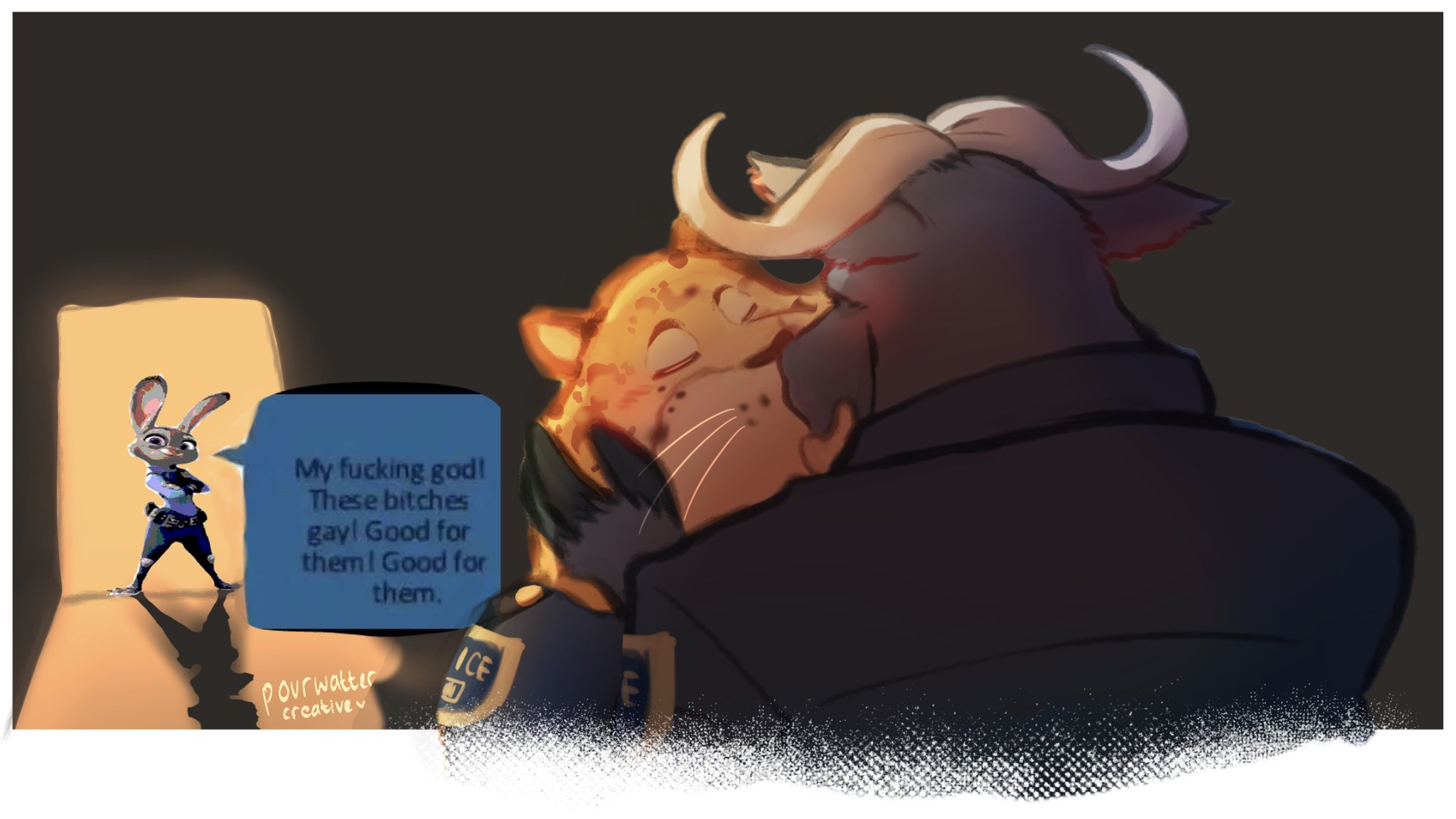 koko two unite 🐺♥ on X: clawhauser and chief bogo the only gay cops ever  t.cojfYK2ujsn0  X