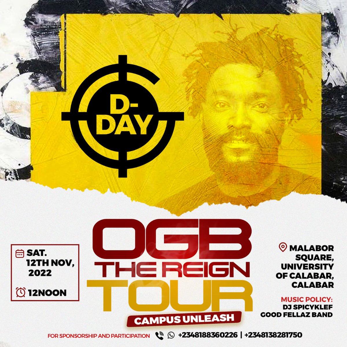 OnnyxOnuoha's tweet photo. 📍Malabor Square  UniCal.. Calaber Today @ogb_youngn #TheReignTour #TheReignAlbum 12noon  #21servage #BurnaBoy #leaked https://t.co/d75KNT6sUW
