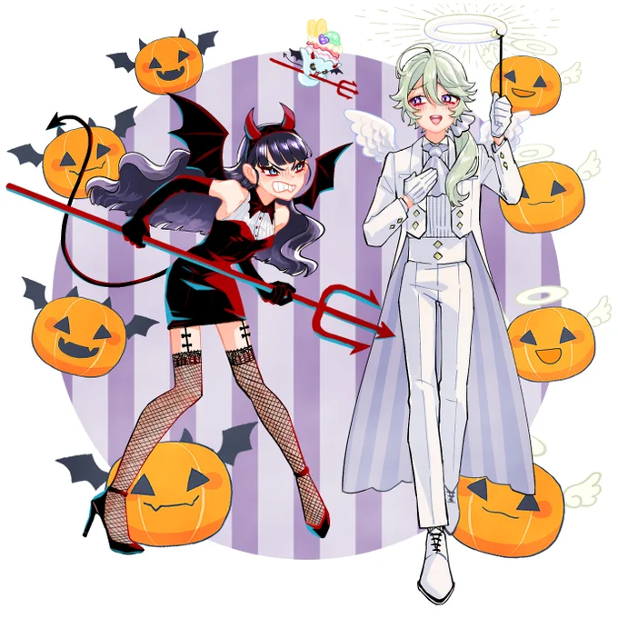 デパプリハロウィン絵 