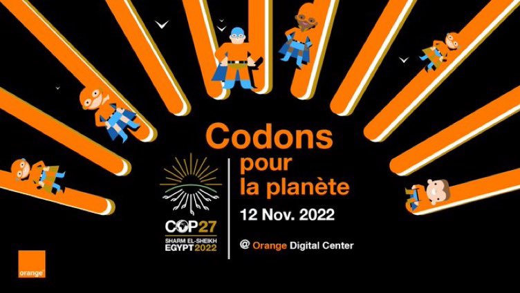 #COP27  “Codons pour la planète" Tous nos #ODC en Afrique forment les enfants au numérique pour développer &amp; créer des jeux qui répondent aux grands défis liés à l’environnent🌍💧🌞#PNUD SuperCodeurs 🇪🇬🇨🇮🇨🇲🇯🇴🇲🇦 🇹🇳🇸🇳🇲🇱🇨🇩🇸🇱🇧🇫🇱🇷🇬🇳 
Construisons ensemble les générations futures🙏