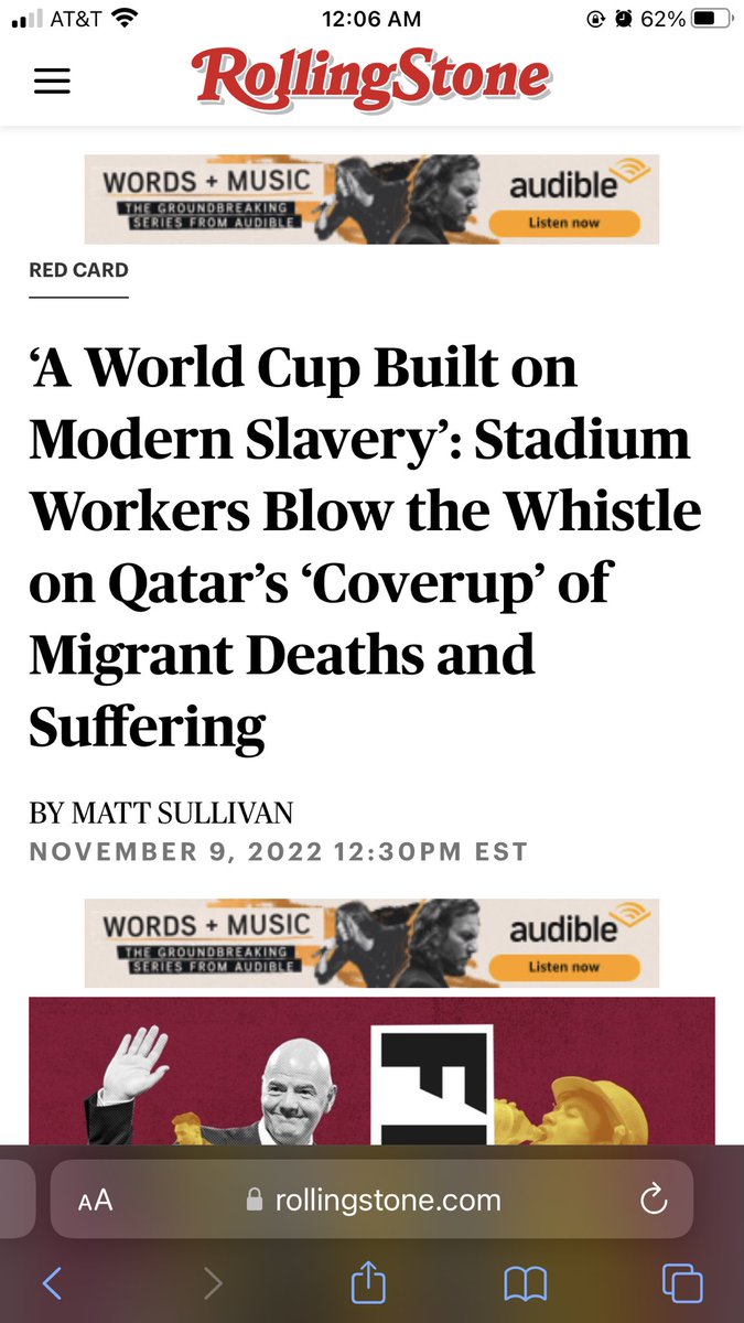 rainydaymaroon's tweet photo. i am so happy for jk but i really can’t support this world cup and the deaths and anti-lgbt actions tied to it. this is a sucky situation.

ARMY, please be vocal about these human rights abuses or nothing in Qatar will change.

#FIFAWorldCup #JUNGKOOK #FIFAKook #bts #Qatar2022 https://t.co/pjzDzIAUA5