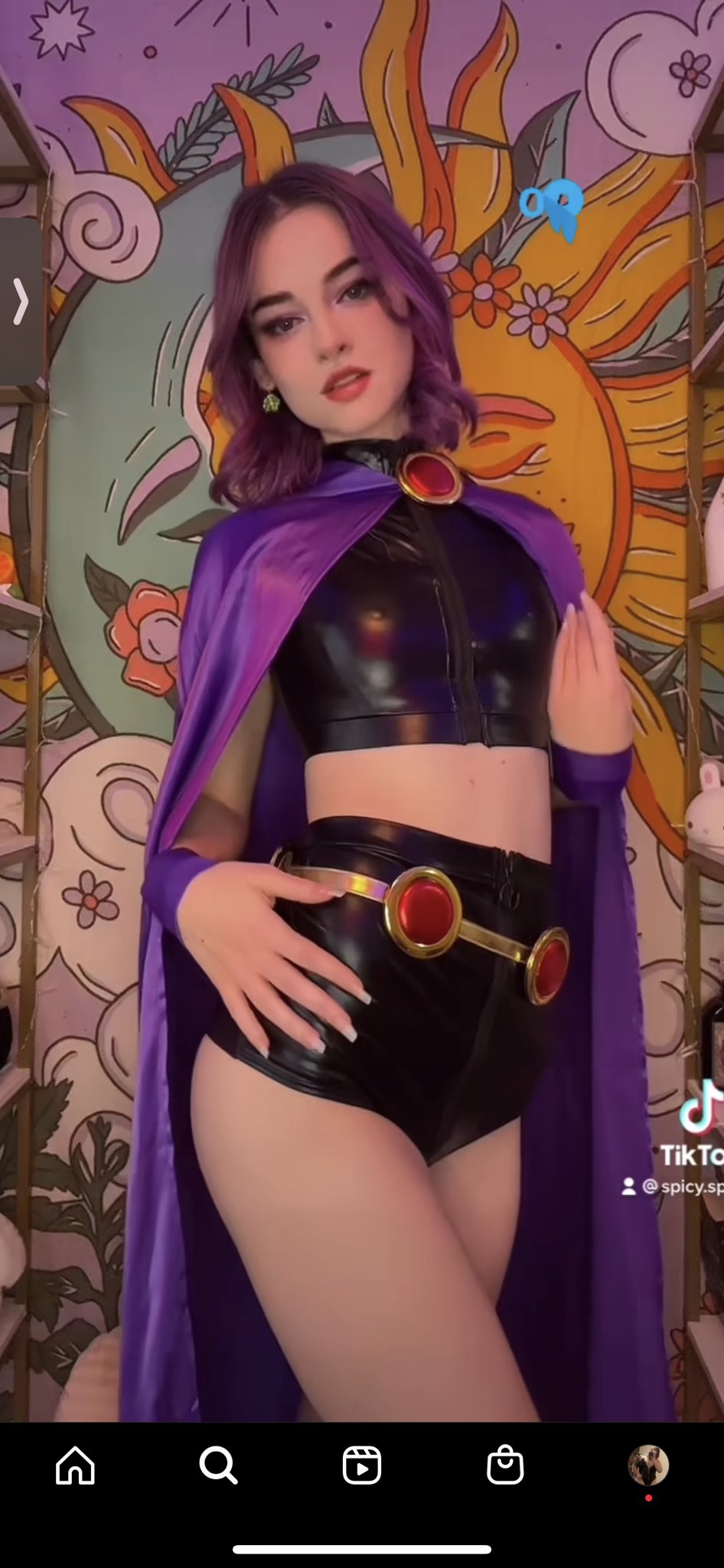 Spiraling Spirit on Twitter: "Oop😊💋💋Love this cosplay 😍 #raven #purple