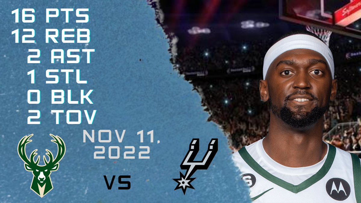 Bobby Portis NBA highlights BUCKS vs SPURS 11-11-2022 REGULAR SEASON https://t.co/PK6luTjyFR

Follow us for more  highlights!!

#BobbyPortis #Bobby #Portis #NBAREGULARSEASON #nbahighlights #basketball #milwaukee #bucks #bucks https://t.co/MDJHQdPLM2