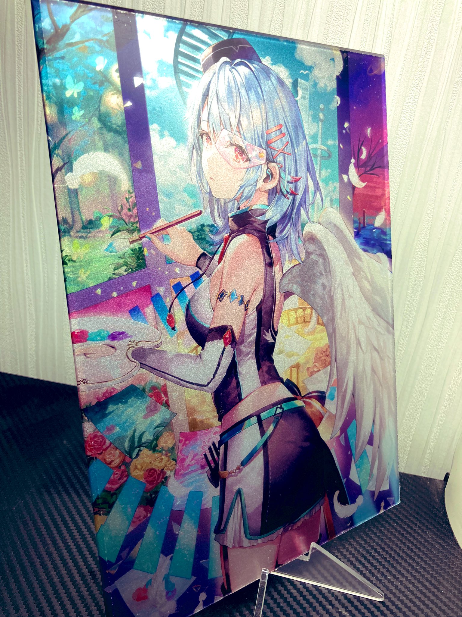 訳あり商品 ももこ キャンパスアート 「浴衣縁ちゃん」 絵画