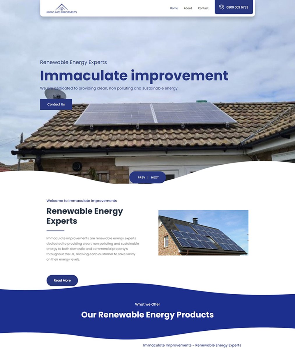 tkinchella's tweet photo. Another website project for a local business dedicated to sustainable energy.   
https://t.co/TuXqHhsoXq https://t.co/RG64zlDLrM