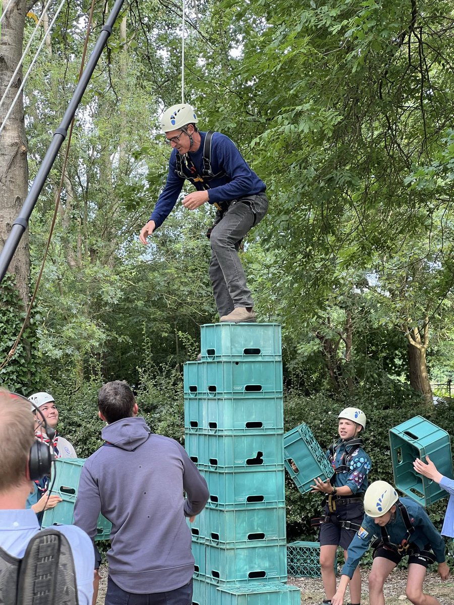 Scoutsscarter's tweet photo. Some behind the scenes shots from when @louistheroux met Chief Scout @BearGrylls at a training event for a @worldscouting @2023wsjkorea #Jamboree unit - watch the full show next week https://t.co/lg32NzmGXe https://t.co/hBzHqFTiQZ