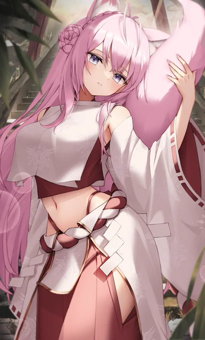 「奉納はマヨじゃ。」 #こよりすけっち #博衣こより 