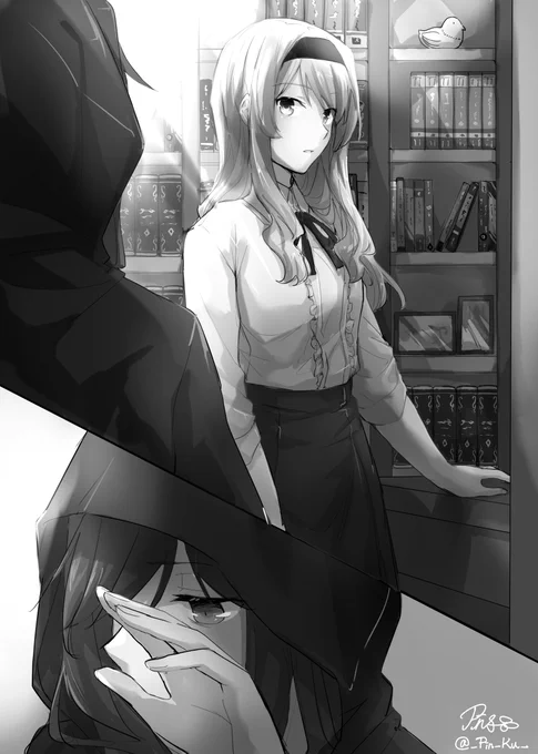 commissioned a year ago (part 1)#少女歌劇レヴュースタァライト #天堂真矢 #西條クロディーヌ 