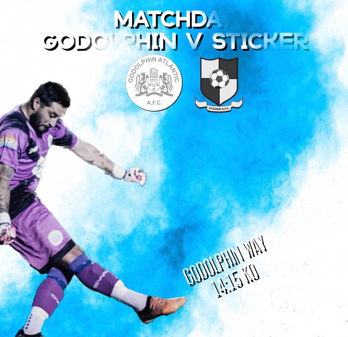 WeAreGodolphin's tweet photo. BACK 🏡
MATCHDAY VS @StickerAFC
KICK OFF 14:15 pm
GODOLPHIN WAY, NEWQUAY
@swpleague
#UPTHEG 🐬🐬🐬 https://t.co/5YbUbzIRhz