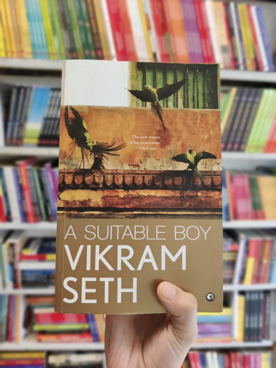 AlephBookCo's tweet image. Weekends are for reading that 1000ish page novel resting in your TBR.

#ASuitableBoy 
#VikramSeth #Read