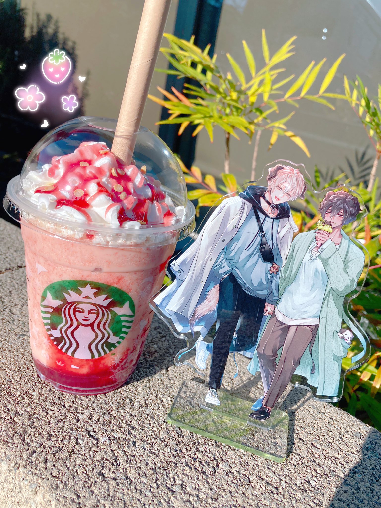 タヌキ♡カワウソのアイスクリーム二点