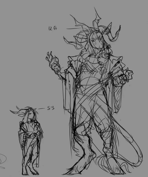 I thought showing a height comparison for these two characters might be funny 