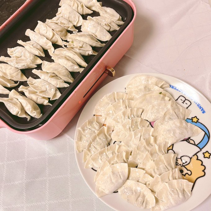 100個くらい餃子包んだけどそんなことしてる場合ではないビール控えめにして夜は原稿します 