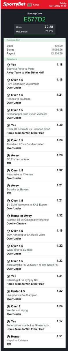 BETTING_254's tweet photo. 70 ODDS

E577D2

EDIT | DIVIDE | FLEX...
And as always Remember to stake Responsibly  🤝 https://t.co/Cjh6HlIi7T