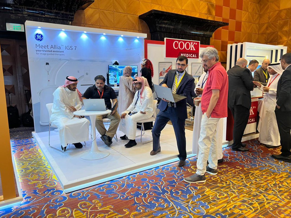 DKawood's tweet photo. SIRS Last day in Jeddah, interventional team having great fruitful customer engagements, and Allia VR Demo is the highlight of this morning… thank you to all who joined demos

#AlliaIGS #interventionalradiology #interventional #SIRS2022 #gehealthcare #gehc https://t.co/SUqRKYuZQH