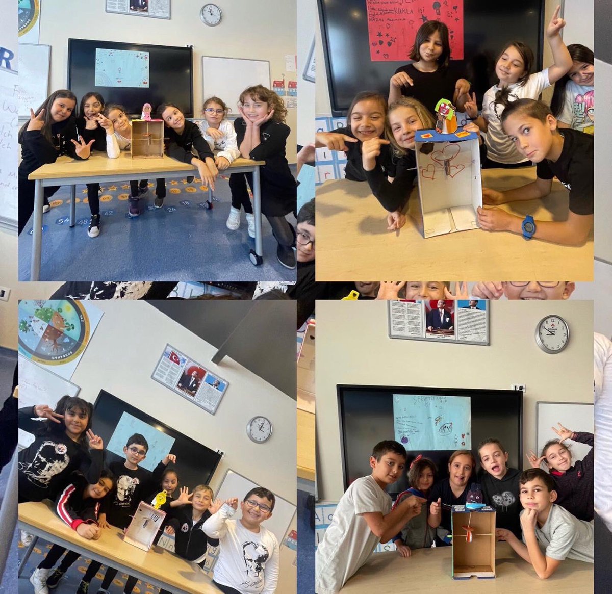 Makineler Dünyası teması kapsamında, 4.sınıf öğrencilerimiz Mars Keşif aracı tasarladı, 1.sınıflarımız “araç modellerini 3.sınıflarımız ise yaptıkları  kuklaları hareket ettiren  “Automata” sergilediği #STEMJunior Fuarını gerçekleştirdiler. ❤️💙 
 #STEMJuniorFair <a href="/ErkenCocukluk/">Hale Güneş</a>
