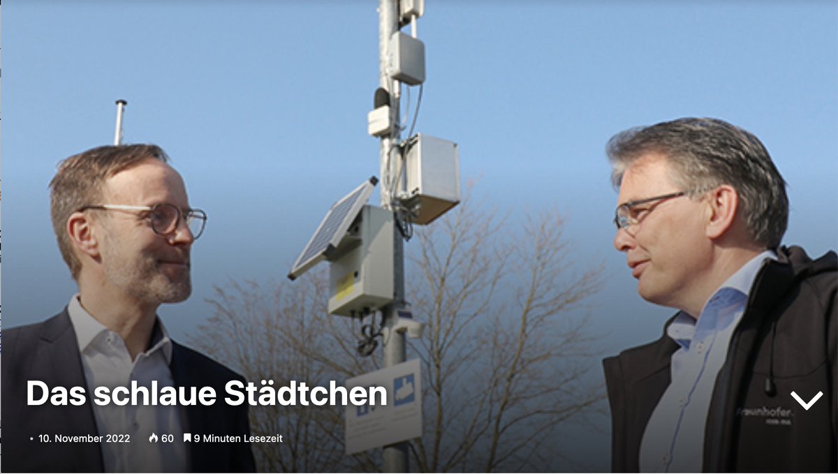 "Das schlaue Städtchen": Schöner Bericht zu unseren aktuellen Digitalisierungs-Anwendungen in der Alten Hanse- und Hochschulstadt #Lemgo.
<a href="/FraunhoferLemgo/">FraunhoferLemgo</a> #SmartCity 

➡️update.phoenixcontact.com/life/smartcity…