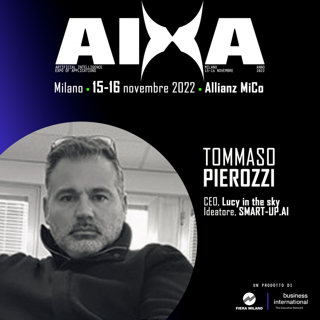 🚀La V edizione di #AIXA (15-16.11) torna al @MiCoMilano per analizzare un mercato che, solo in Italia, vale €+400M!
📆Rimanete aggiornati sui trend dell'innovazione, ascoltando esperti come Tommaso Pierozzi (Lucy In the Sky e SMART-UP.AI).
👉aixa.it